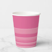 Gobelets En Papier Grilles complexes en rose (Verso)