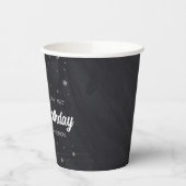 Gobelets En Papier Grinch Chalkboard Anniversaire (Gauche)