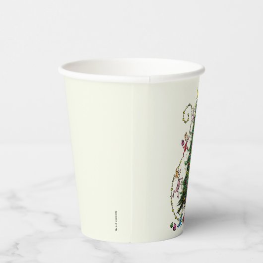 Gobelets En Papier Grinch classique | Arbre de Noël (Droite)