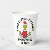 Gobelets En Papier Grinch | Everything is Fine (Verso)