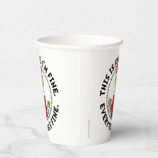 Gobelets En Papier Grinch | Everything's Fine (Droite)