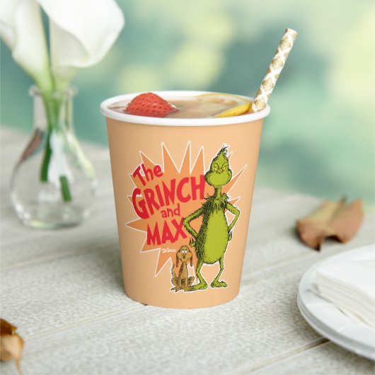 Gobelets En Papier Grinch | Grinch & Max Starburst (Insitu)