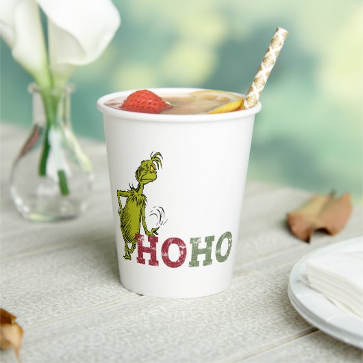 Gobelets En Papier Grinch | Ho Ho Ho (Insitu)