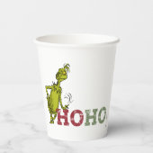 Gobelets En Papier Grinch | Ho Ho Ho (Verso)
