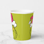 Gobelets En Papier Grinch in Pink Santa Hat (Droite)