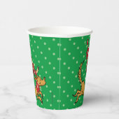 Gobelets En Papier Grinch | Max Pointsettia de Noël (Droite)