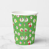Gobelets En Papier Grinch | Motif de points de Noël (Droite)