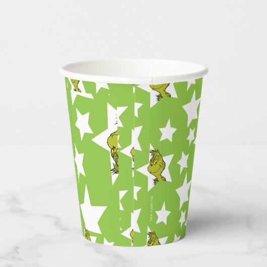 Gobelets En Papier Grinch Peeking Star Pattern (Droite)