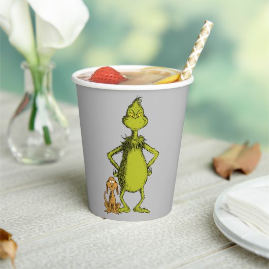 Gobelets En Papier Grinch | posture de Max et Grinch (Insitu)