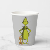Gobelets En Papier Grinch | posture de Max et Grinch (Recto)