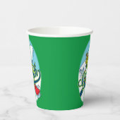 Gobelets En Papier Grinch Snowboard (Gauche)