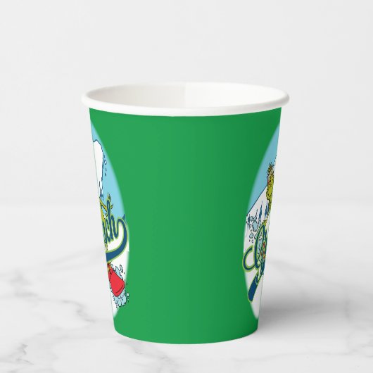 Gobelets En Papier Grinch Snowboard (Gauche)