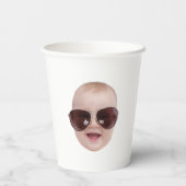 Gobelets En Papier Groom Face Bachelorette Décorations Fête Face (Verso)