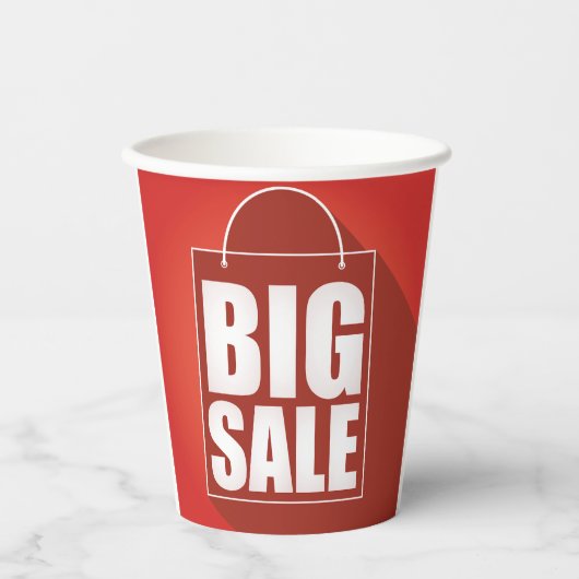 Gobelets En Papier Grosse vente Red Retail Bag Conception (Recto)