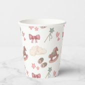 Gobelets En Papier Grossiste Whimsical Boho Bassinet Dreams Horse (Recto)