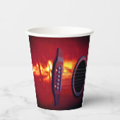 Gobelets En Papier Guitare (Recto)