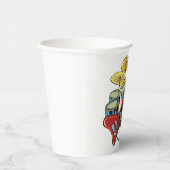 Gobelets En Papier Guitare Électrique Et Fûts (Droite)