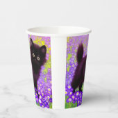Gobelets En Papier Gustav Klimt Black Kitten (Gauche)