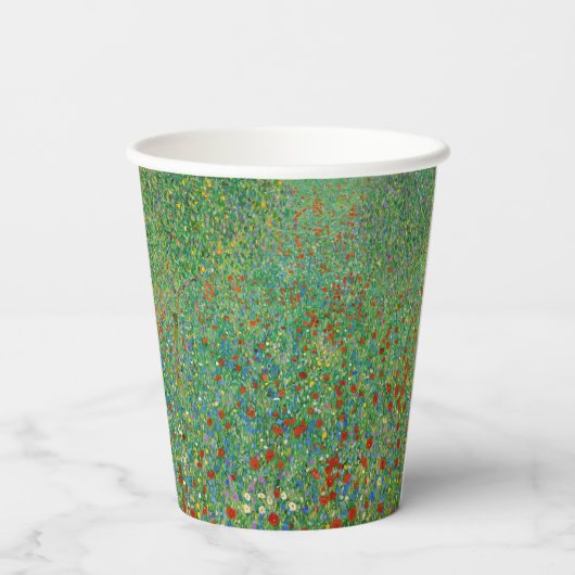 Gobelets En Papier Gustav Klimt - Champ de pavot (Verso)