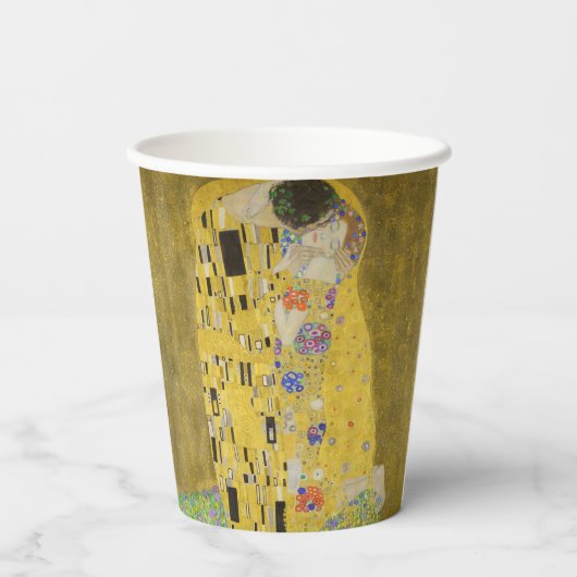 Gobelets En Papier Gustav Klimt - Le baiser (Verso)