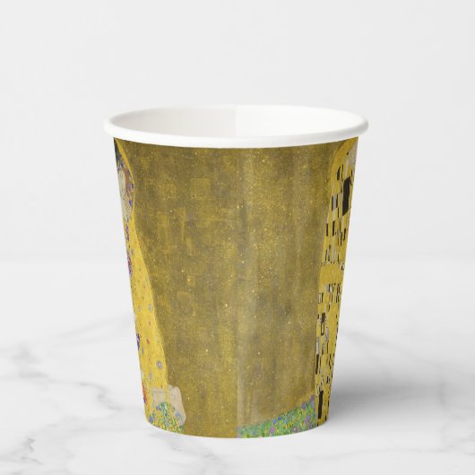 Gobelets En Papier Gustav Klimt - Le baiser (Gauche)