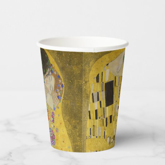 Gobelets En Papier Gustav Klimt - Le baiser (Droite)