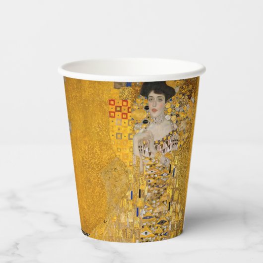 Gobelets En Papier Gustav Klimt - Portrait d'Adele Bloch-Bauer I (Verso)