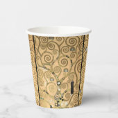 Gobelets En Papier Gustav Klimt - Stoclet Frieze Arbre de vie (Gauche)