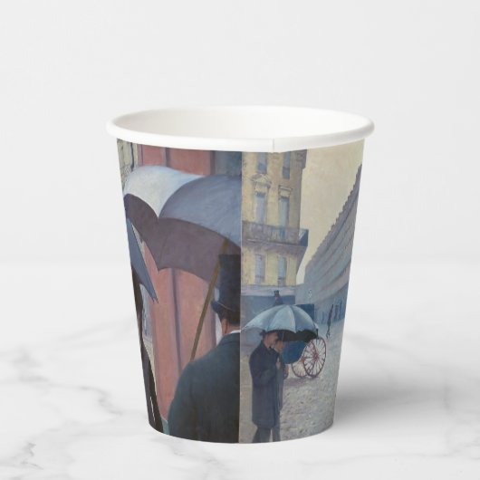 Gobelets En Papier Gustave Caillebotte - Paris Street ; Rainy Day (Droite)