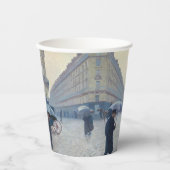 Gobelets En Papier Gustave Caillebotte - Paris Street ; Rainy Day (Recto)