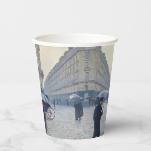 Gobelets En Papier Gustave Caillebotte - Paris Street ; Rainy Day (Recto)