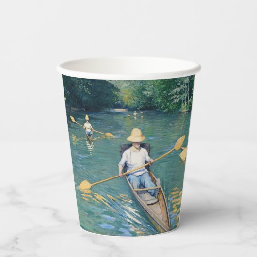 Gobelets En Papier Gustave Caillebotte - Skiffs on the Yerres (Verso)