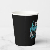 Gobelets En Papier Gymnaste AJOUTER LE NOM Gymnastique Équipe Backben (Droite)