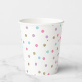 Gobelets En Papier Gymnastique anniversaire pastel (Verso)