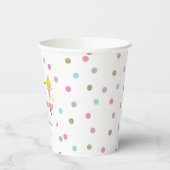 Gobelets En Papier Gymnastique anniversaire pastel (Gauche)