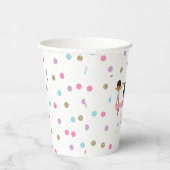Gobelets En Papier Gymnastique anniversaire pastel (Droite)