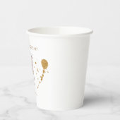 Gobelets En Papier Gymnastique féminine personnalisée Fête d'annivers (Gauche)