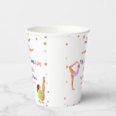 Gobelets En Papier Gymnastique saut Cartwheel fête d'anniversaire fil (Gauche)