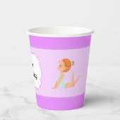 Gobelets En Papier Gymnastique Tasses à papier (Verso)