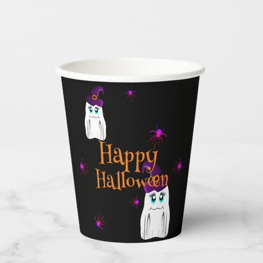 Gobelets En Papier Halloween (Recto)