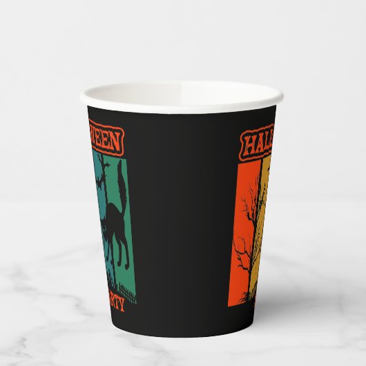 Gobelets En Papier Halloween (Gauche)