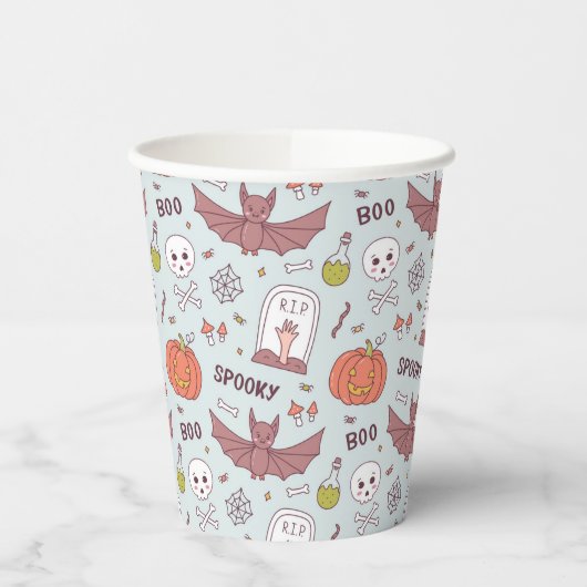 Gobelets En Papier Halloween (Gauche)