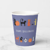 Gobelets En Papier Halloween (Verso)