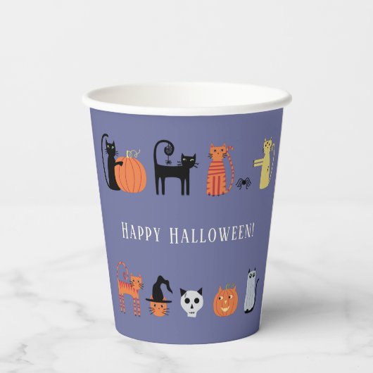 Gobelets En Papier Halloween (Verso)