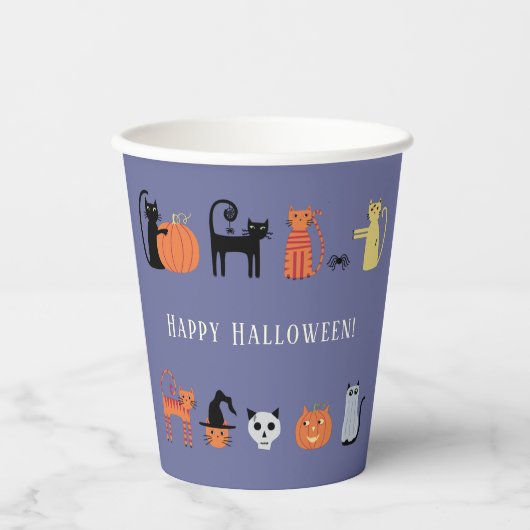 Gobelets En Papier Halloween (Recto)