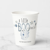 Gobelets En Papier Halloween Baby shower Little Boo Presque due (Verso)