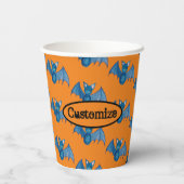 Gobelets En Papier Halloween Batty Motif Paper Cup (Verso)