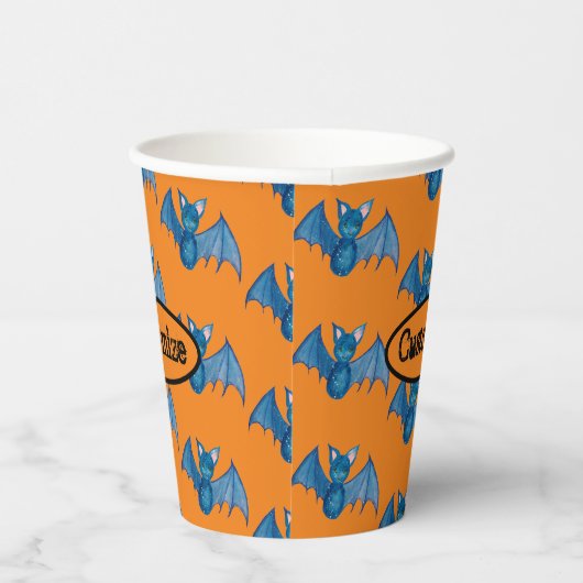 Gobelets En Papier Halloween Batty Motif Paper Cup (Droite)
