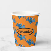 Gobelets En Papier Halloween Batty Motif Paper Cup (Recto)
