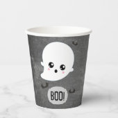 Gobelets En Papier Halloween Boo Kawaii Ghost (Recto)